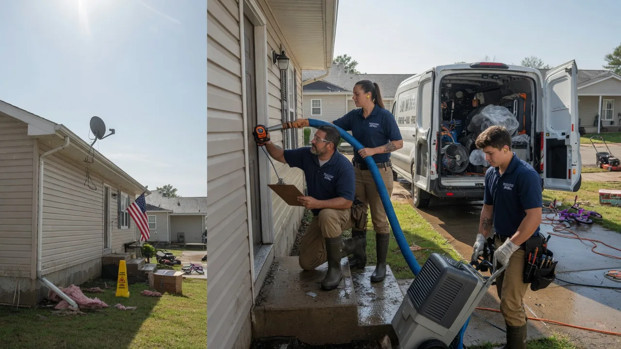 Ceiling Water Damage Restoration in Yellville, AR near me